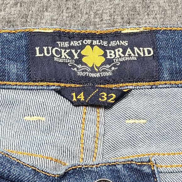 Lucky Brand Jeans Womens 14 Charlie Capri Skinny Ankle Zipper Denim Pants - Picture 5 of 11